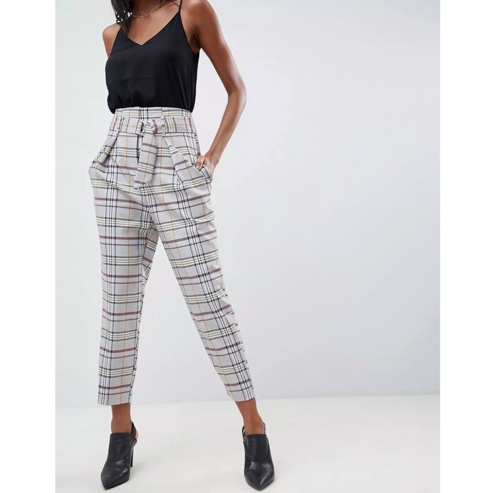 ASOS Tailored Tapered Pants with D-ring